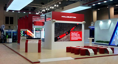 Выставочный стенд: компании HALLIBURTON