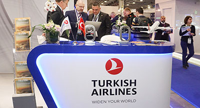 Выставочный стенд: Аэропорт «Внуково» и «Turkish Airlines»